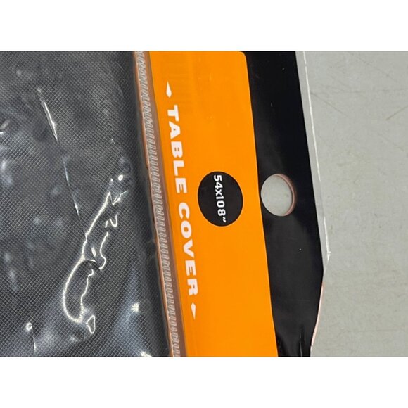 hyde eek table cover Halloween party black decor 54x108" READ NEW in package see - Picture 3 of 5